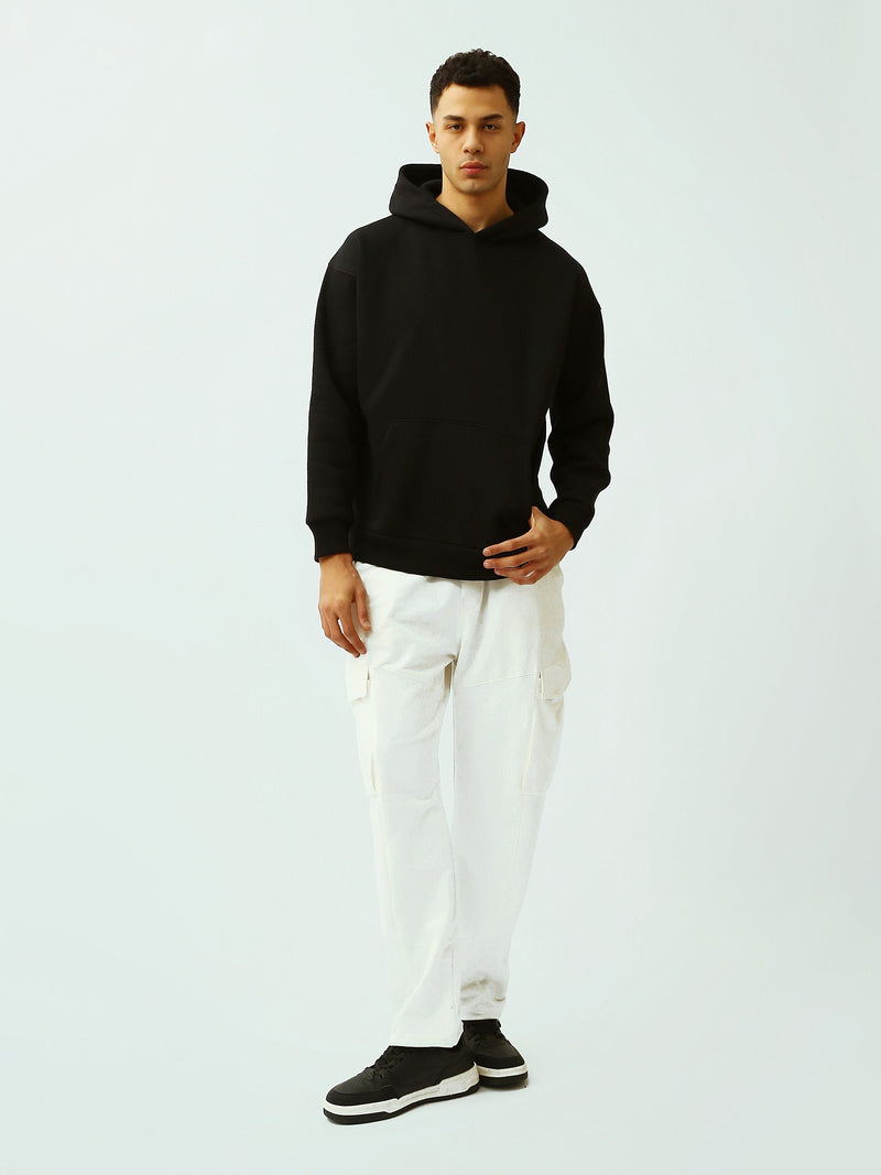 Sweat à Capuche Homme Oversize Uni avec Poche Kangourou - SWS26WHPK26556TM1