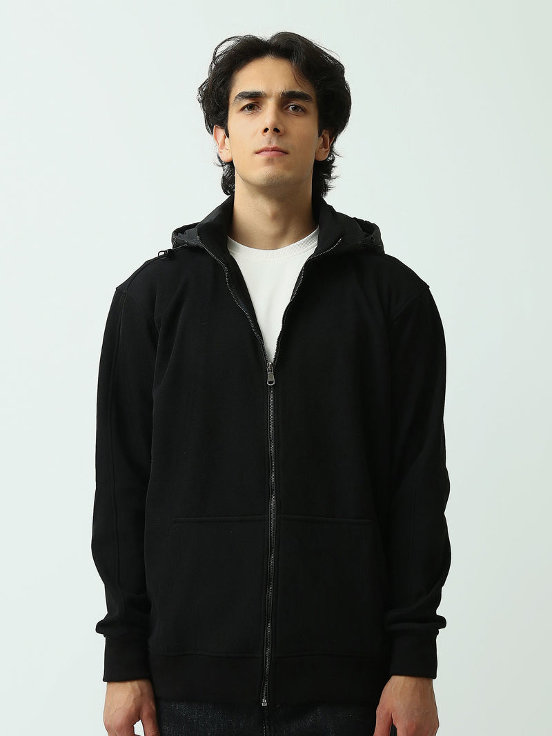 Sweatshirt Zippé Homme à Capuche – Style Casual Moderne - SWS26WZPK26422TM1