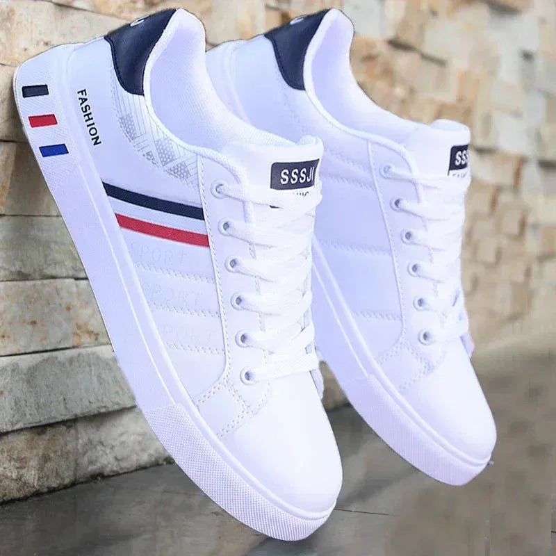 Sneakers Homme Blanc avec Design Moderne et Casual – Élégance et Confort
