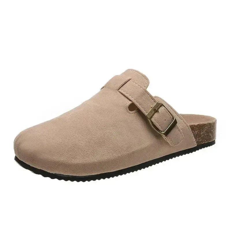 Chaussons Femme Fermés – Sandales à Semelle Plate, Sabots Vintage de Jardin, Tongs Mode 2024