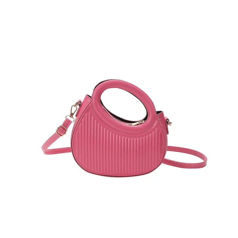 Sac à Main Femme Plissé – Sac Bandoulière Silhouette Selle
