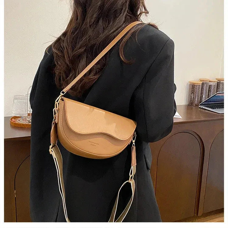 Sac à Main Femme Petit Sac Armpit en Cuir PU – Sac Bandoulière Chaîne Tendance pour l'Été - Justyol