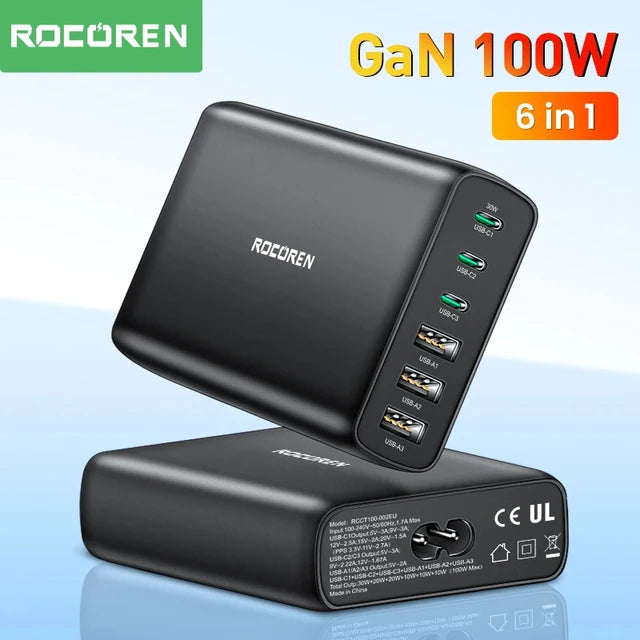 Station de Charge de Bureau Rocoren 100W