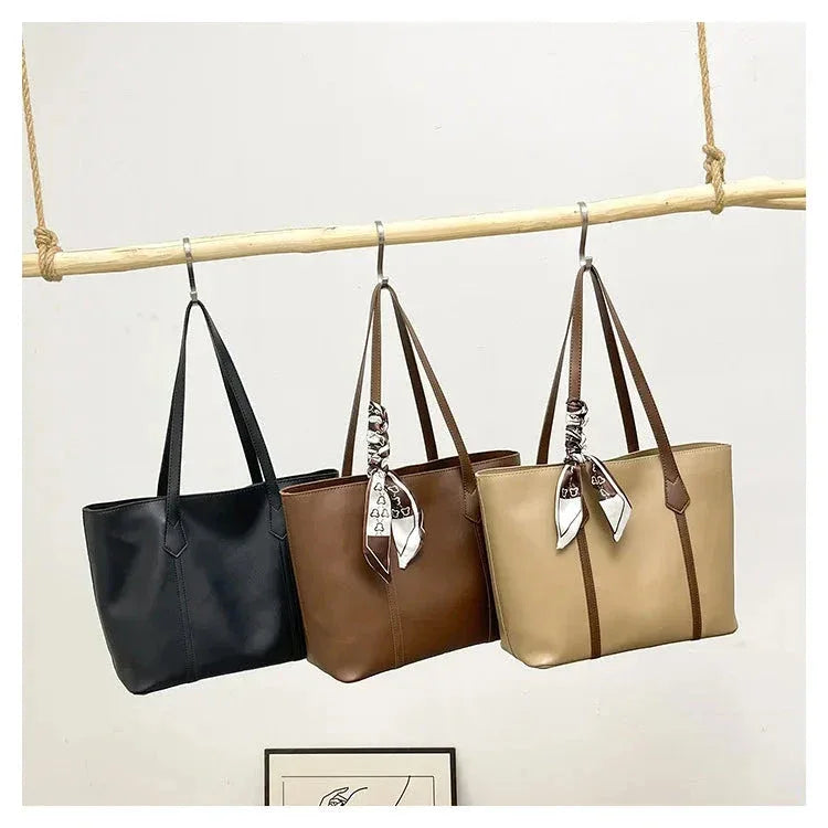Sac à Main Femme Été – Sac à Bandoulière Noir, Sac Tote Grande Capacité, Sac Commuter Tendance - Justyol