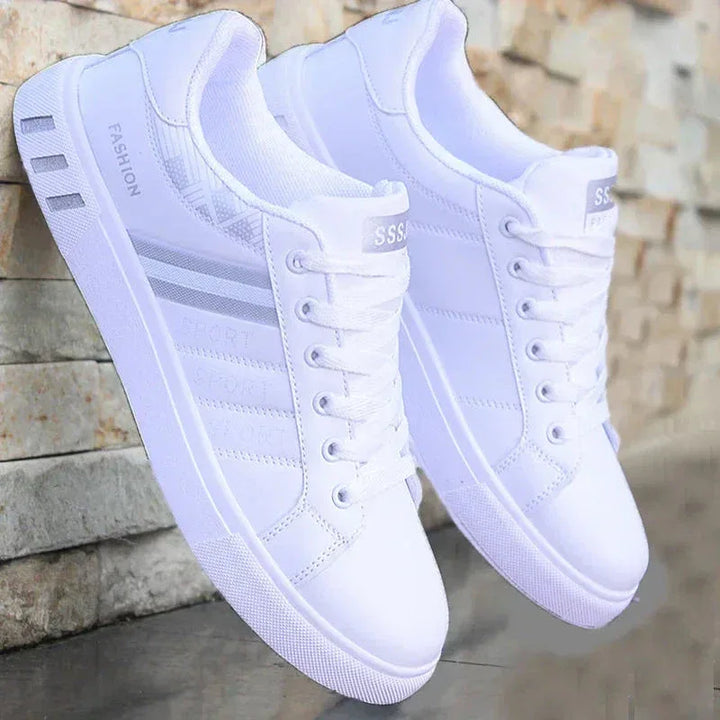 Sneakers Homme Blanc avec Design Moderne et Casual – Élégance et Confort