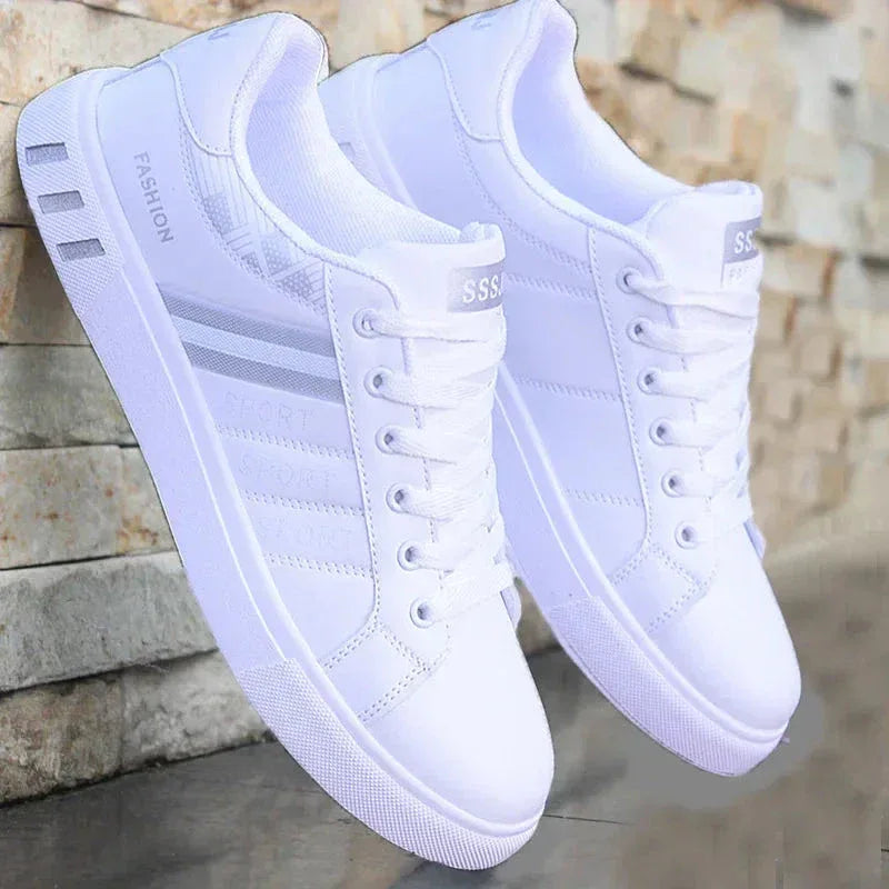 Sneakers Homme Blanc avec Design Moderne et Casual – Élégance et Confort