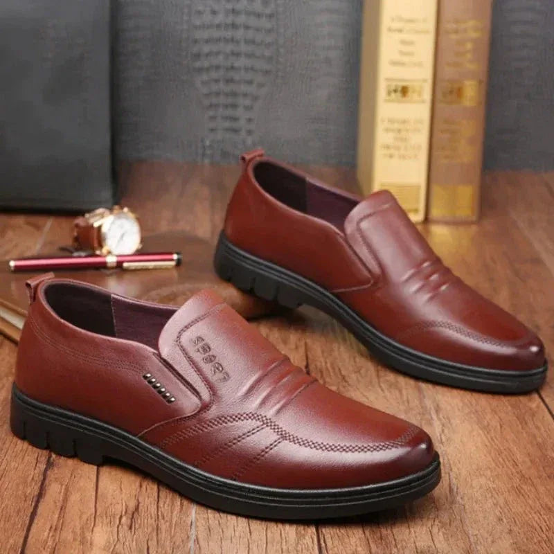 Mocassins Homme Classiques – Chaussures Décontractées en Cuir Souple, Loafers Confortables et Respirants pour Homme - Justyol