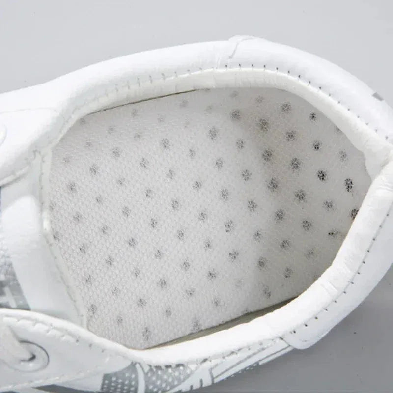 Sneakers Homme Blanc avec Design Moderne et Casual – Élégance et Confort