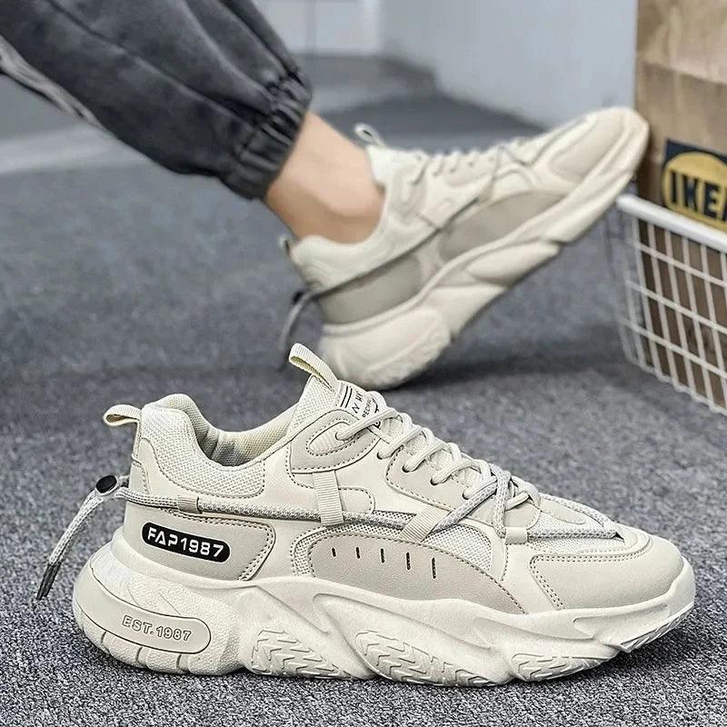 Chaussure Sportive Homme Pratique et Confortable avec Talon Élevé Antidérapant - Justyol