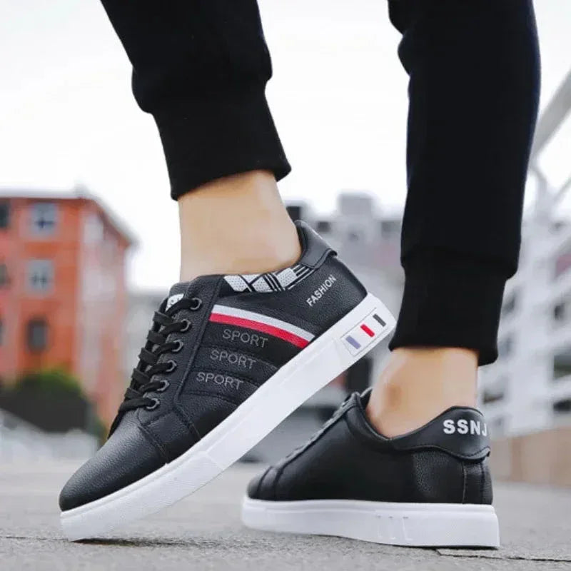 Sneakers Homme Blanc avec Design Moderne et Casual – Élégance et Confort - Justyol