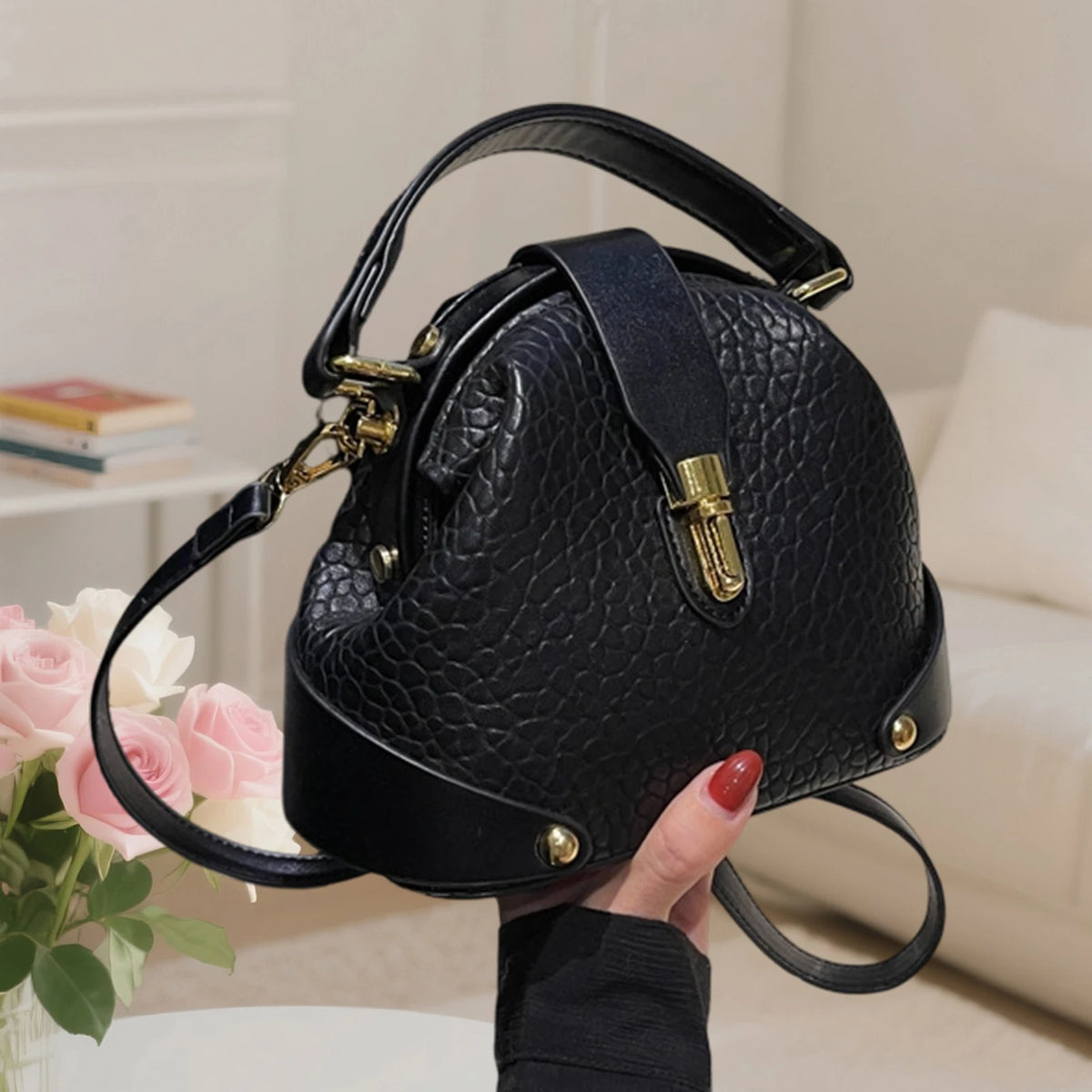 Sac à main femme PU décontracté vue de face