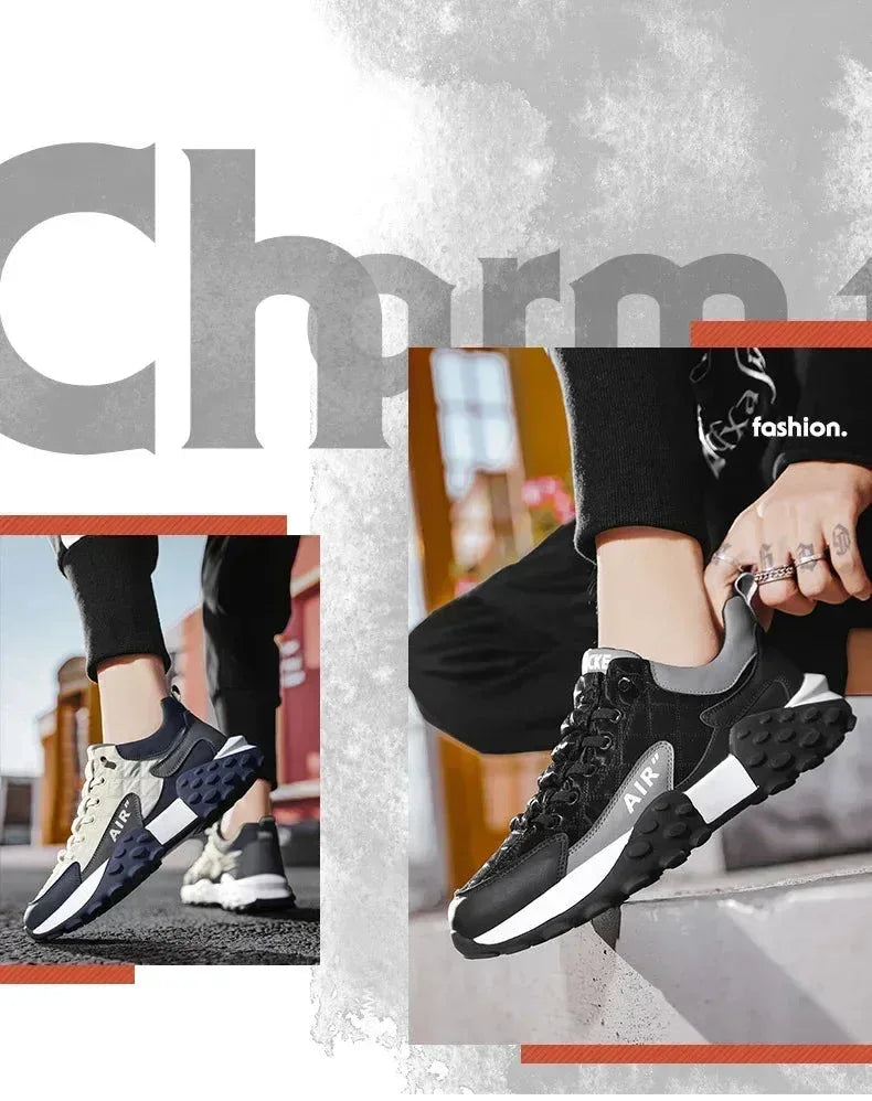 Sneakers Homme Casual avec Design Moderne et Confortable – Idéales pour l’Usage Quotidien - Justyol