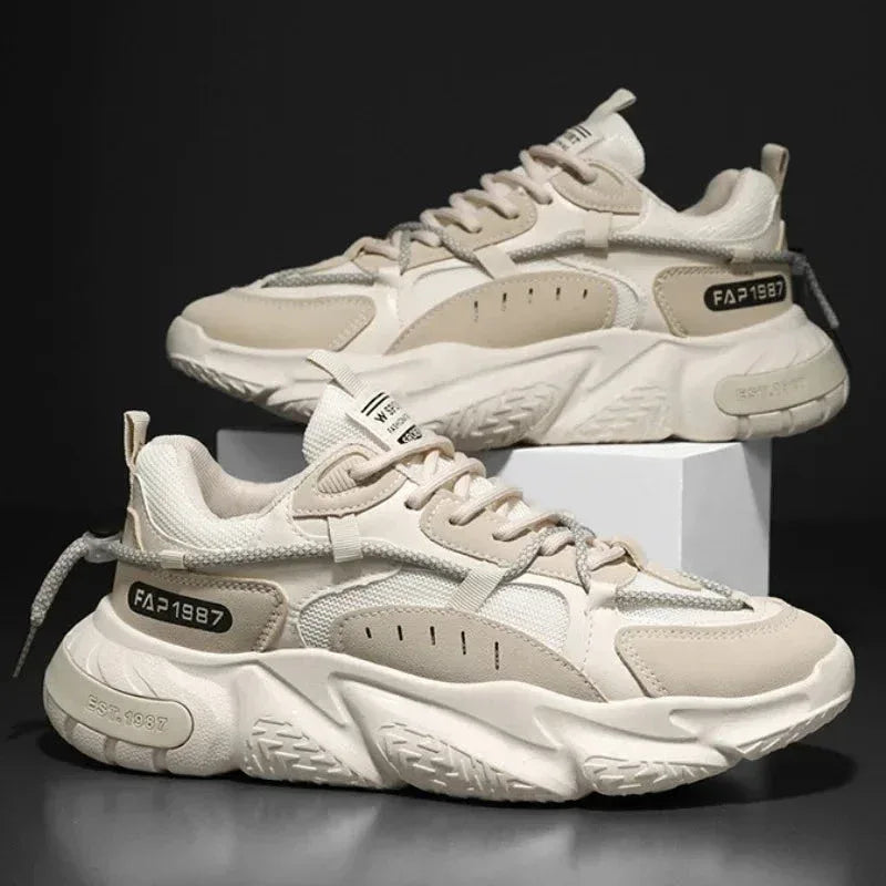 Chaussure Sportive Homme Pratique et Confortable avec Talon Élevé Antidérapant