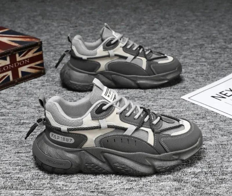Chaussure Sportive Homme Pratique et Confortable avec Talon Élevé Antidérapant - Justyol