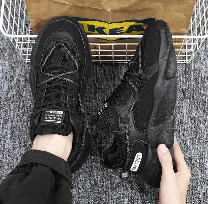 Chaussure Sportive Homme Pratique et Confortable avec Talon Élevé Antidérapant