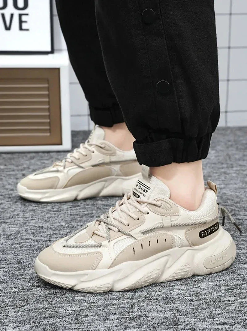 Chaussure Sportive Homme Pratique et Confortable avec Talon Élevé Antidérapant