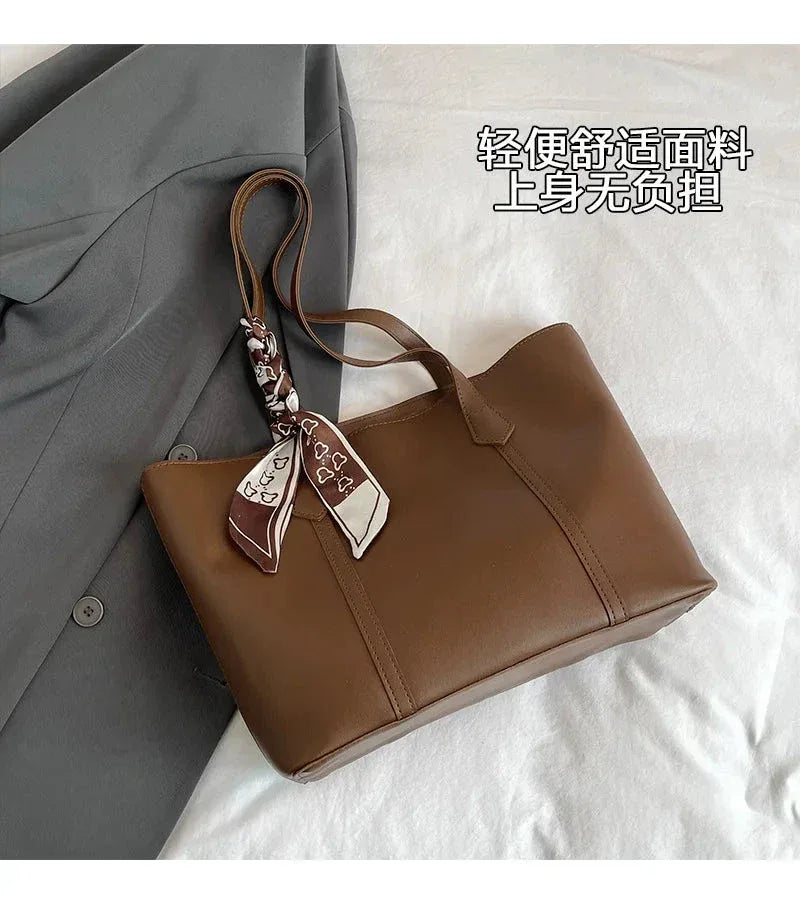 Sac à Main Femme Été – Sac à Bandoulière Noir, Sac Tote Grande Capacité, Sac Commuter Tendance - Justyol