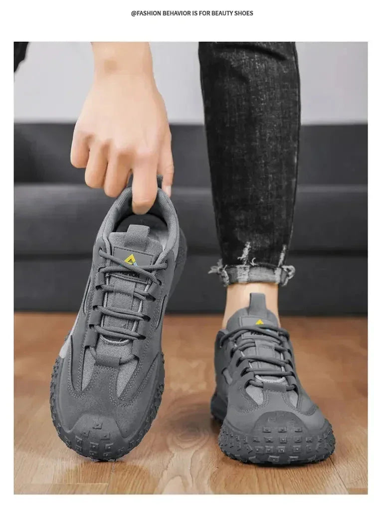 Chaussures Homme Respirantes et Légères – Baskets Casual et Outils, Chaussures de Travail et de Loisirs, Modèle 2025 - Justyol