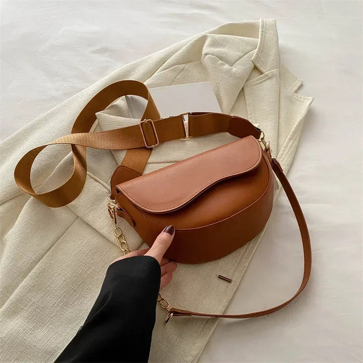 Sac à Main Femme Vintage en Cuir PU – Sac à Bandoulière à Double Poignées, Sac Crossbody Solide et Élégant