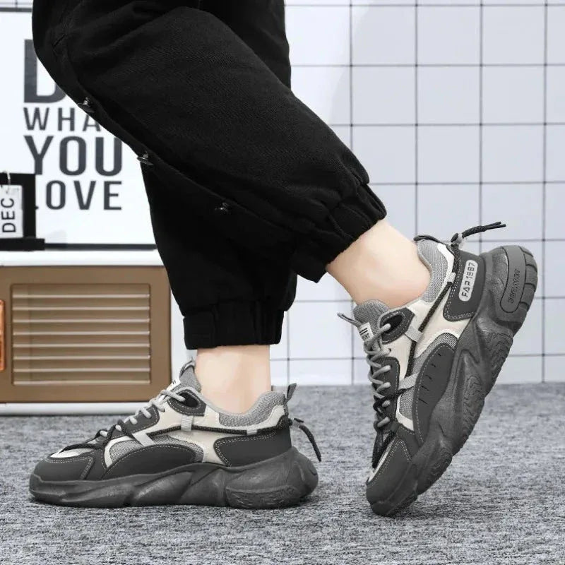Chaussure Sportive Homme Pratique et Confortable avec Talon Élevé Antidérapant - Justyol