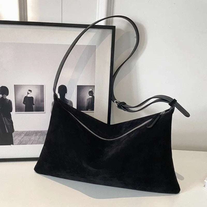 Sac à Main Femme Grande Capacité Rétro – Sac Bandoulière et Tote 2025, Sac à Épaule Texturé Mat et Élégant