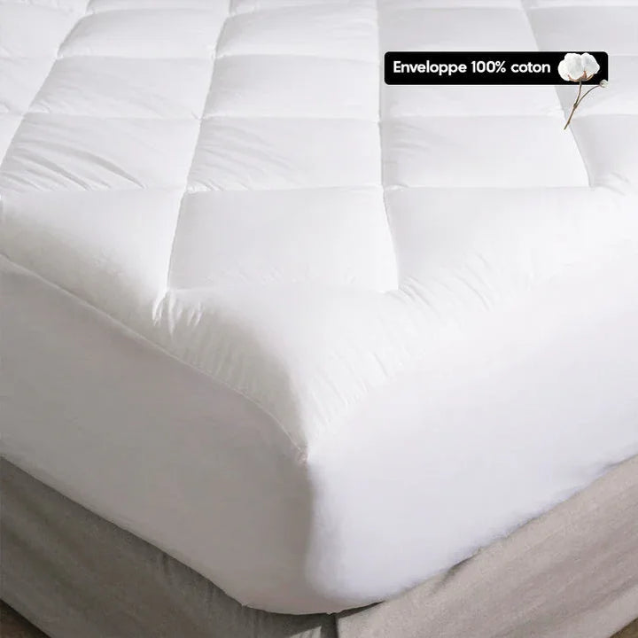 Surmatelas premium - Design drap-housse avec bande élastique