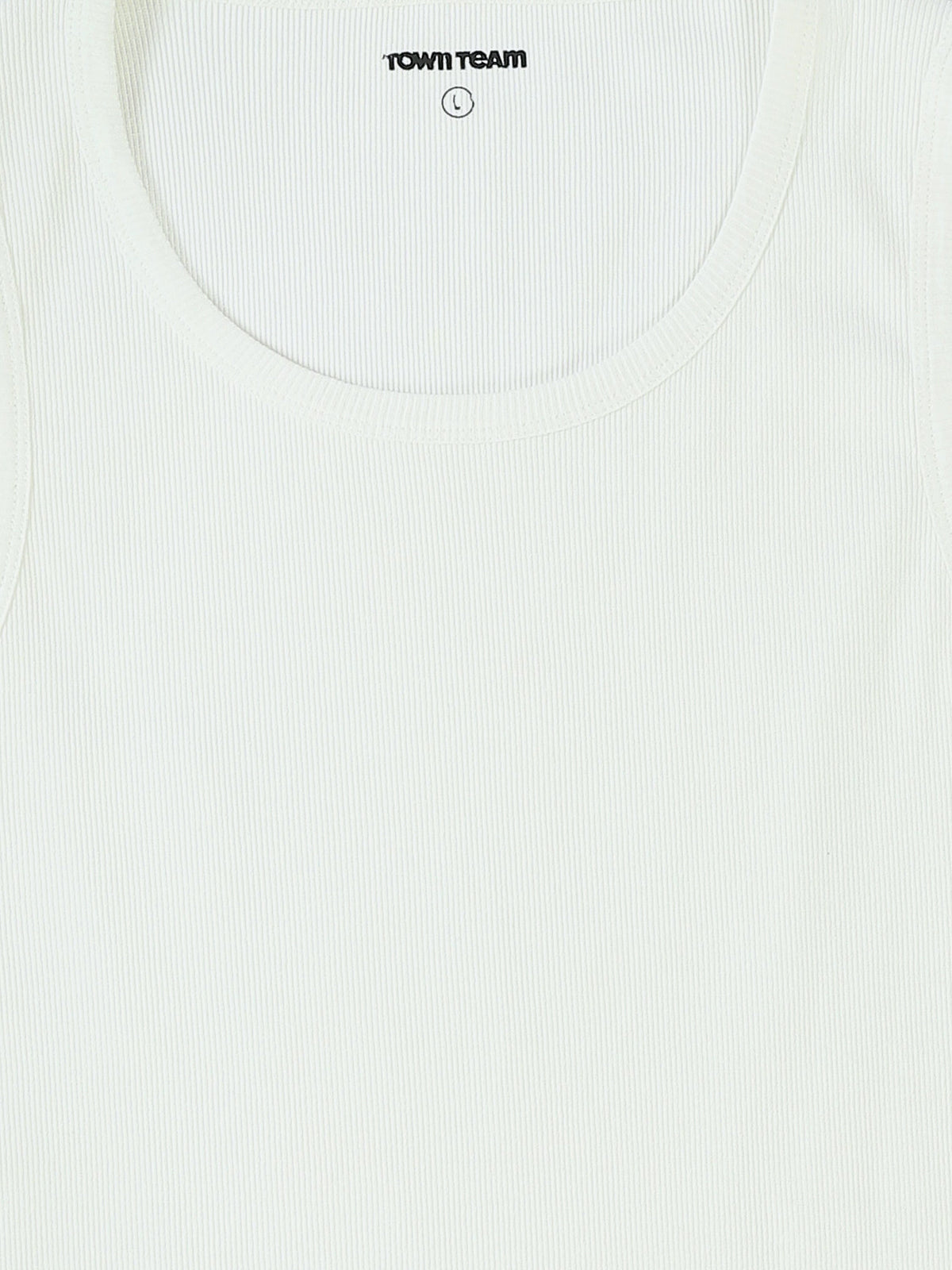 تيشيرت رجالي بدون أكمام مضلع بقصة Regular Fit - TNK26S20800001TM1