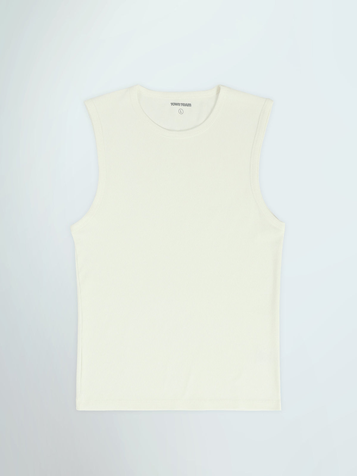تيشيرت رجالي بدون أكمام بقصة Regular Fit وياقة دائرية - TNK26S20800002TM1