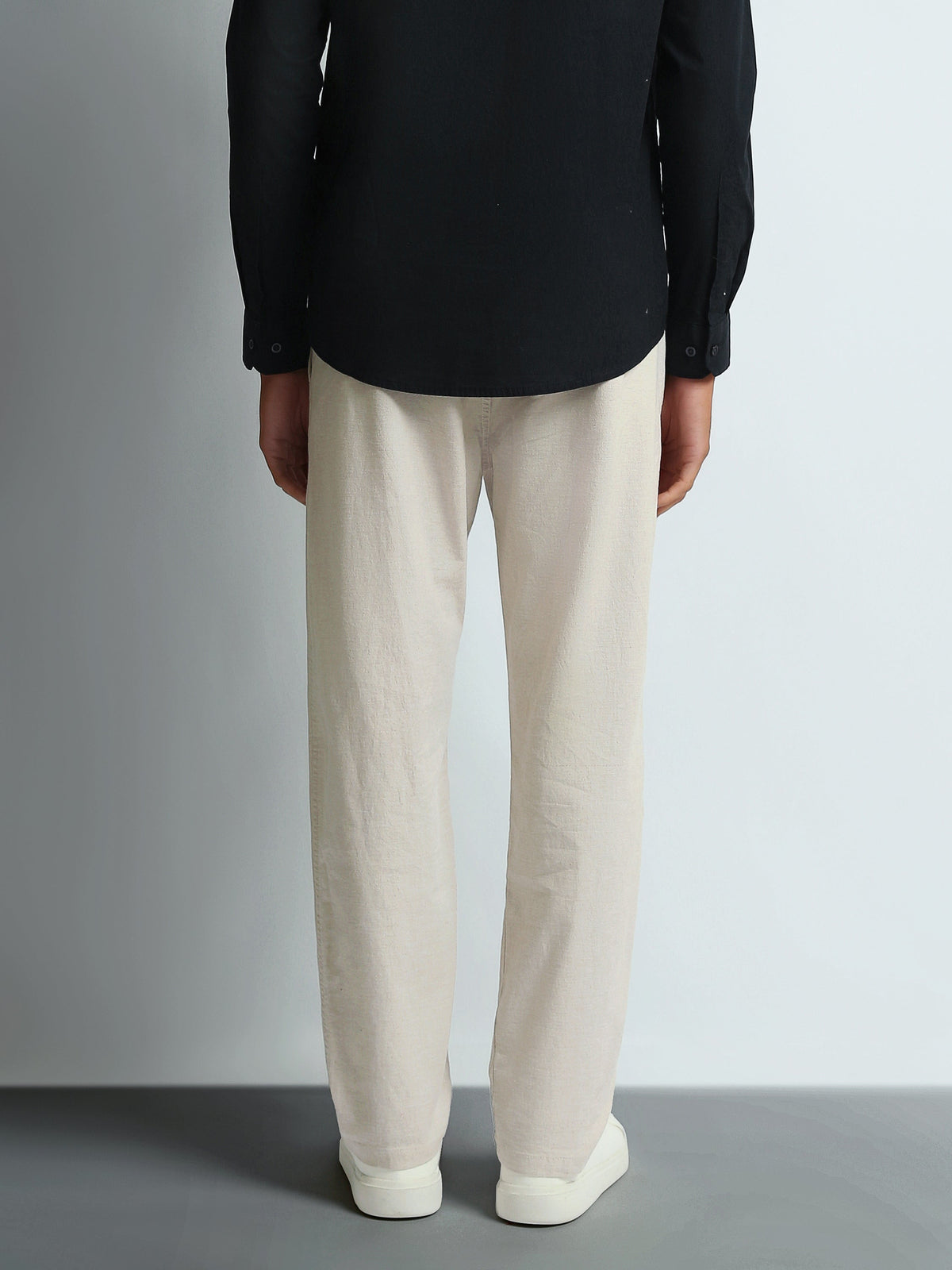Pantalon Homme Beige à Coupe Droite – Style Casual Chic - TRO26S23700005TM1