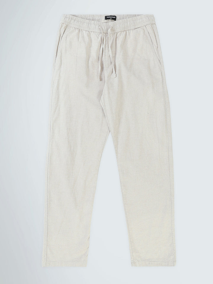 Pantalon Homme Beige à Coupe Droite – Style Casual Chic - TRO26S23700005TM1