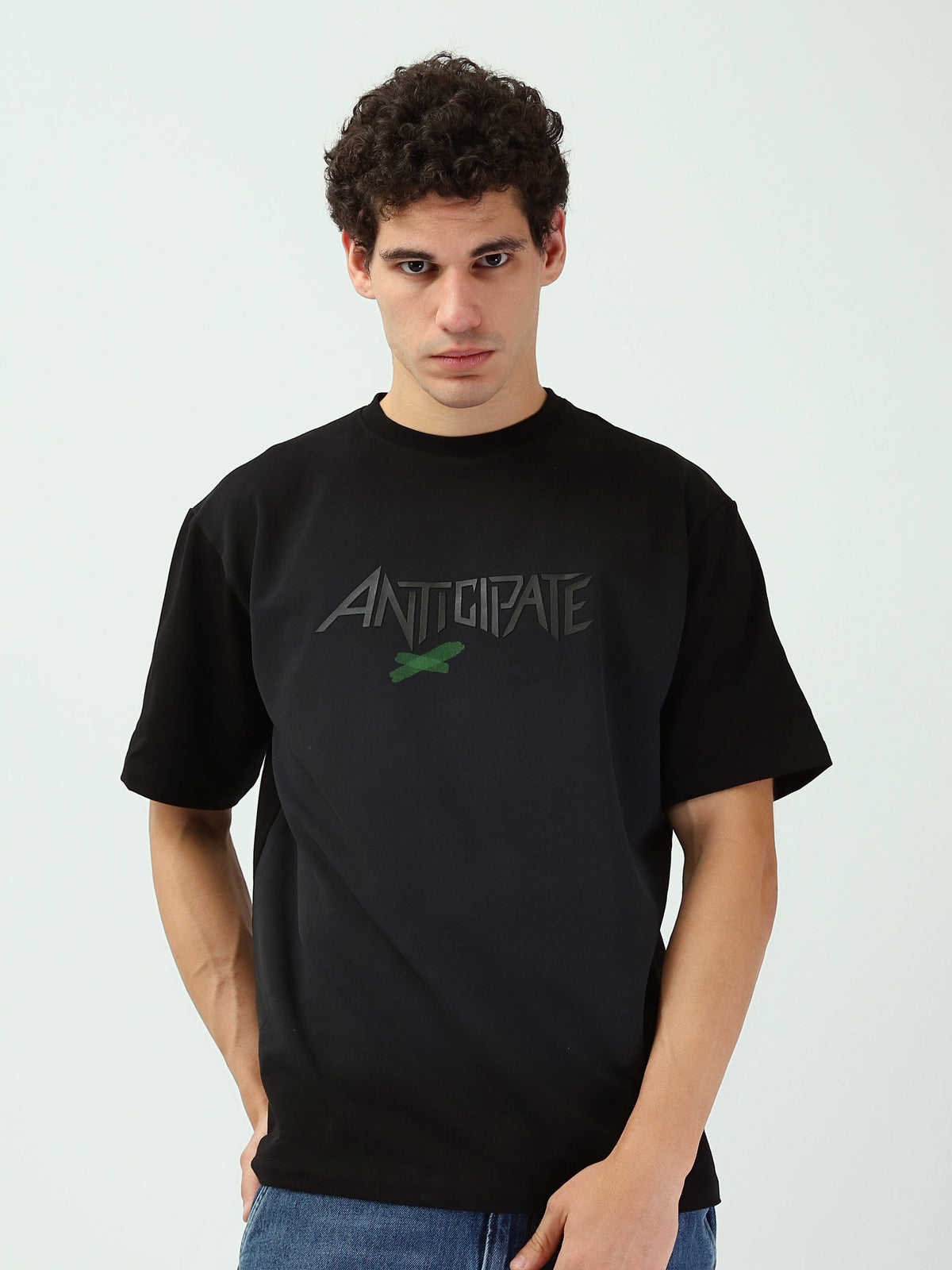 T-shirt Noir Graphique pour Homme - Confort et Style Épuré - TSH25SBRS20529TM1