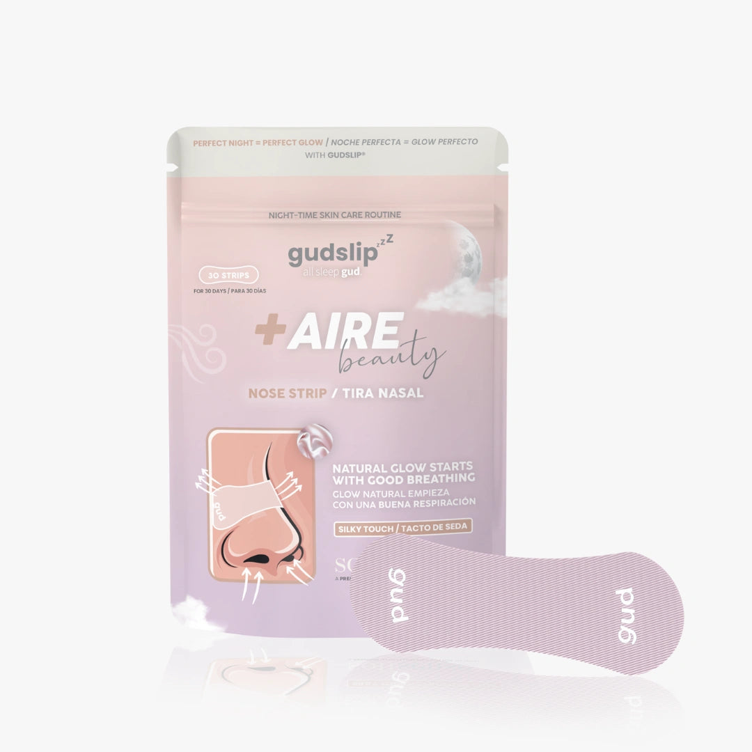 شرائط الأنف النسائية GUDSLIP BEAUTY من الحرير لتسهيل التنفس أثناء النوم – 30 قطعة