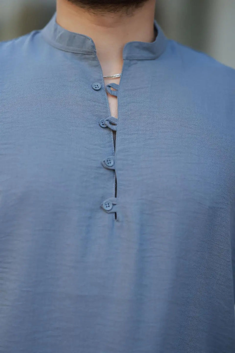 chemise oversize homme bambou manches courtes