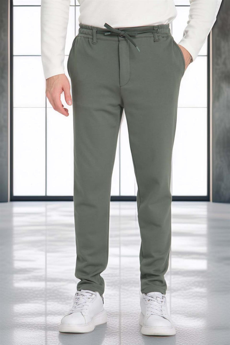Pantalon Homme Akira en Maille Piqué Stretch