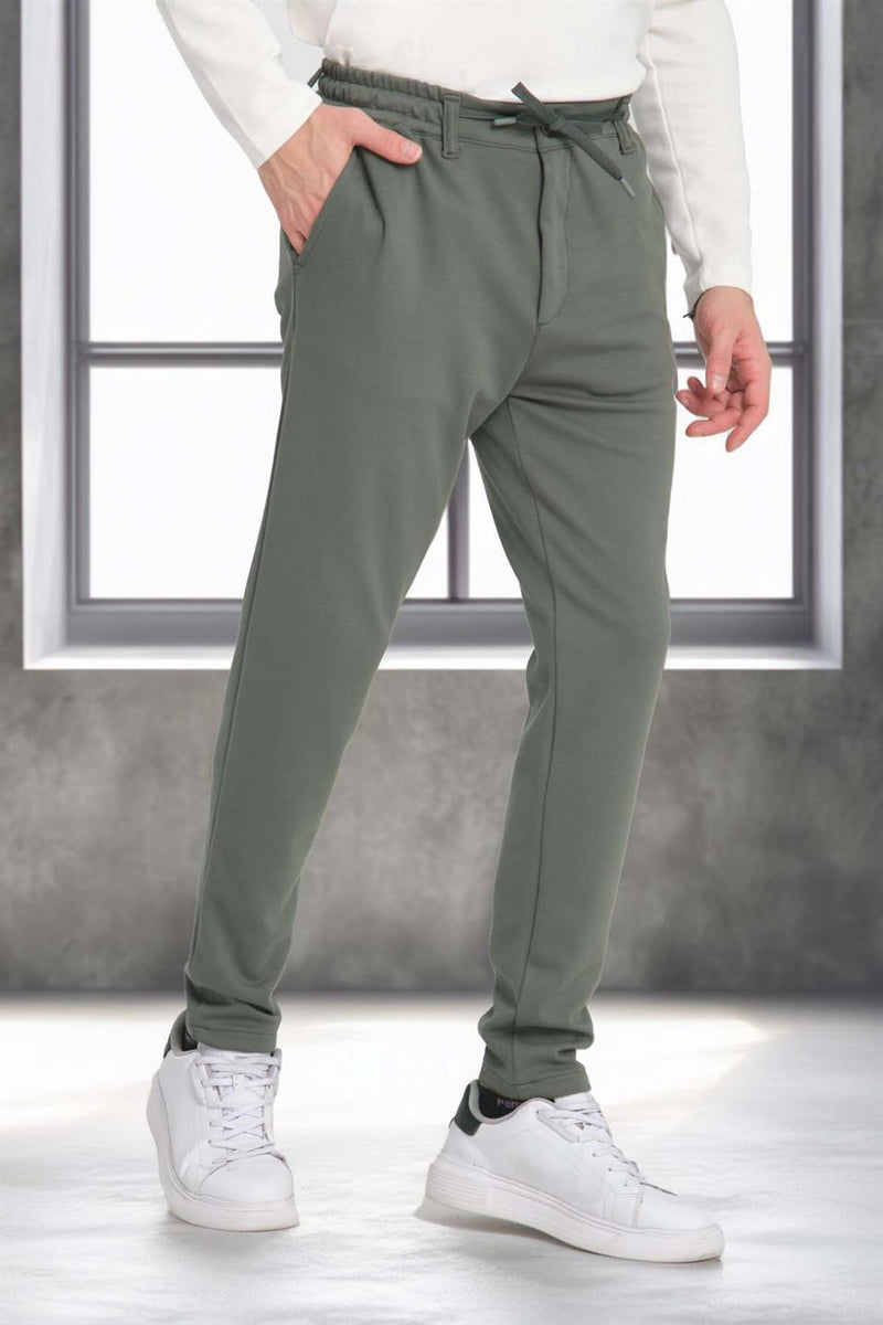 Pantalon Homme Akira en Maille Piqué Stretch
