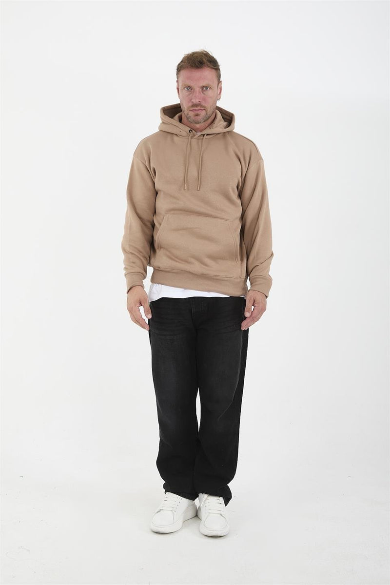 Sweat à Capuche Homme Oversize avec Poche Kangourou