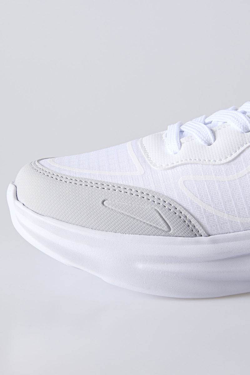 Baskets Sportives à Lacets pour Homme - Semelle Épaisse, Détails en Mesh