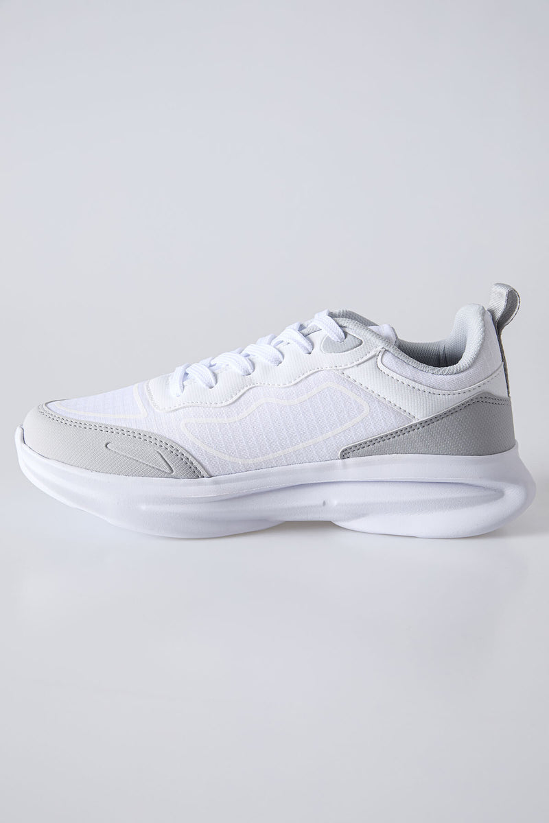 Baskets Sportives à Lacets pour Homme - Semelle Épaisse, Détails en Mesh