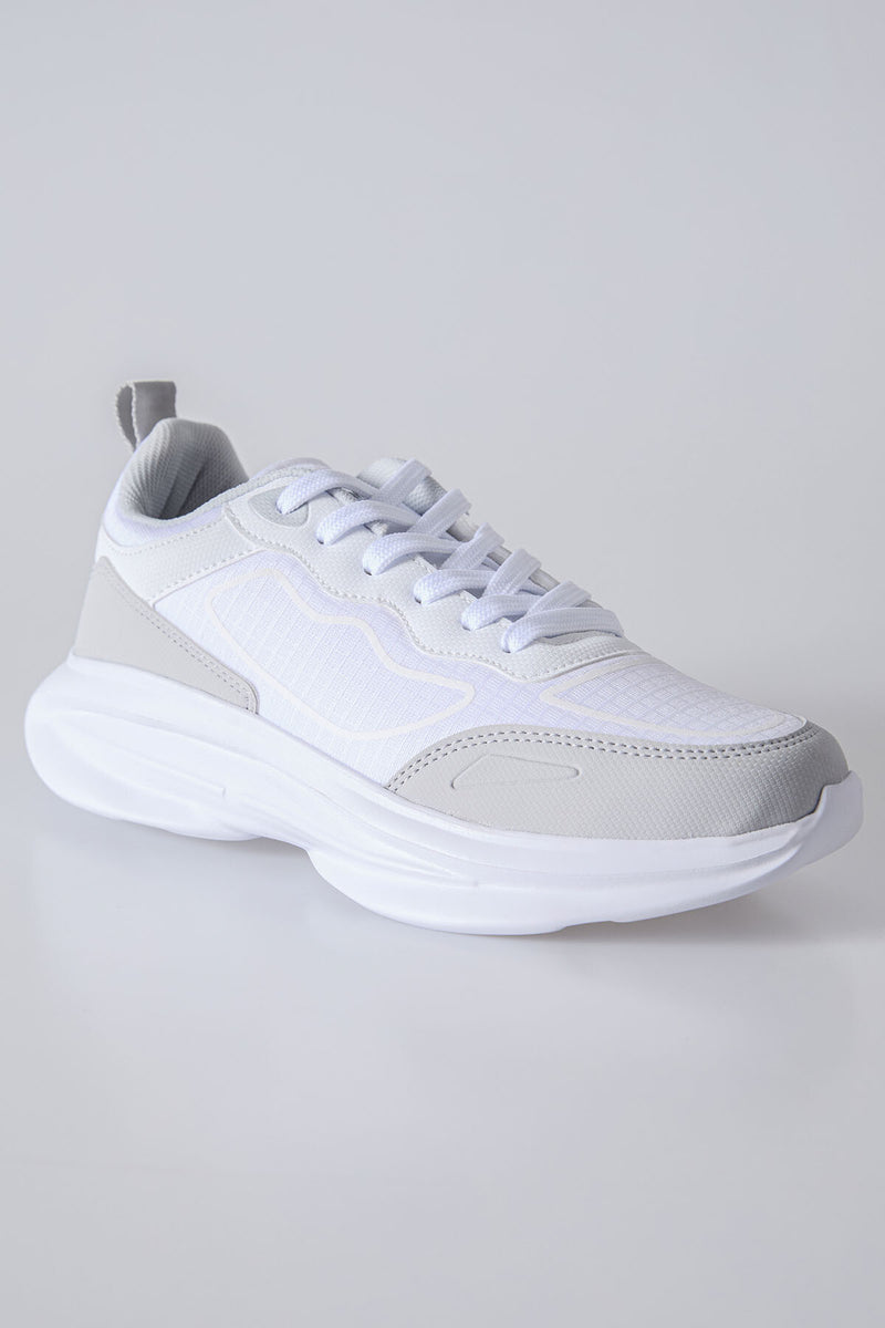 Baskets Sportives à Lacets pour Homme - Semelle Épaisse, Détails en Mesh