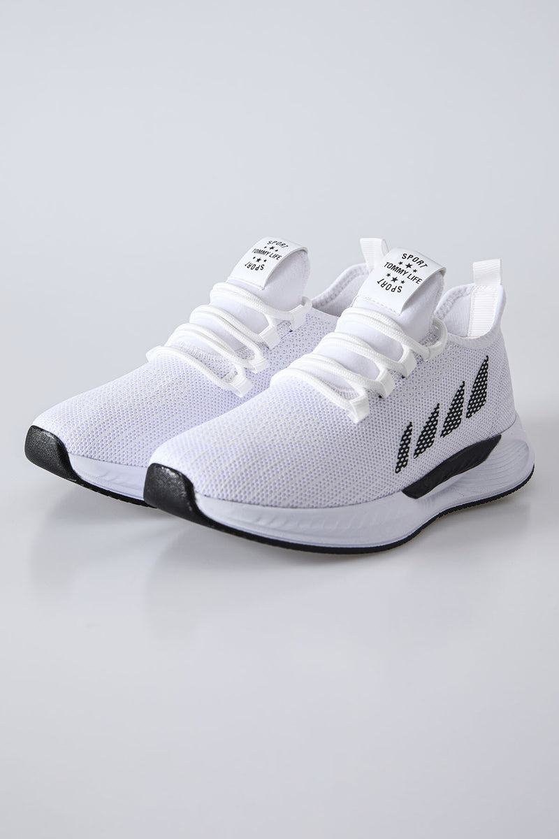 Chaussures de Sport Homme Respirantes à Semelle Épaisse