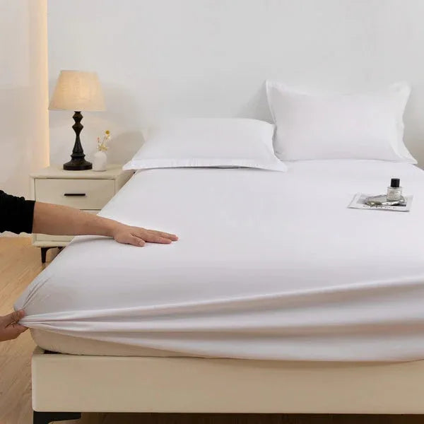 Drap housse Percale 100 % coton Premium