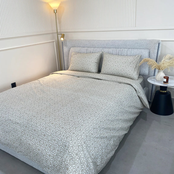 Housse parure de Lit imprimés - 4 Pièces
