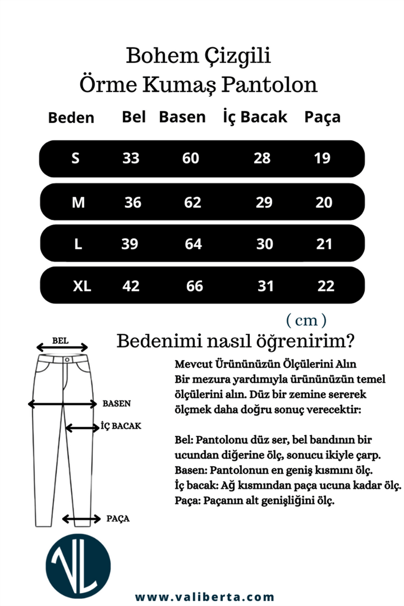 Pantalon Homme à Rayures Bohème en Tissu Tricoté