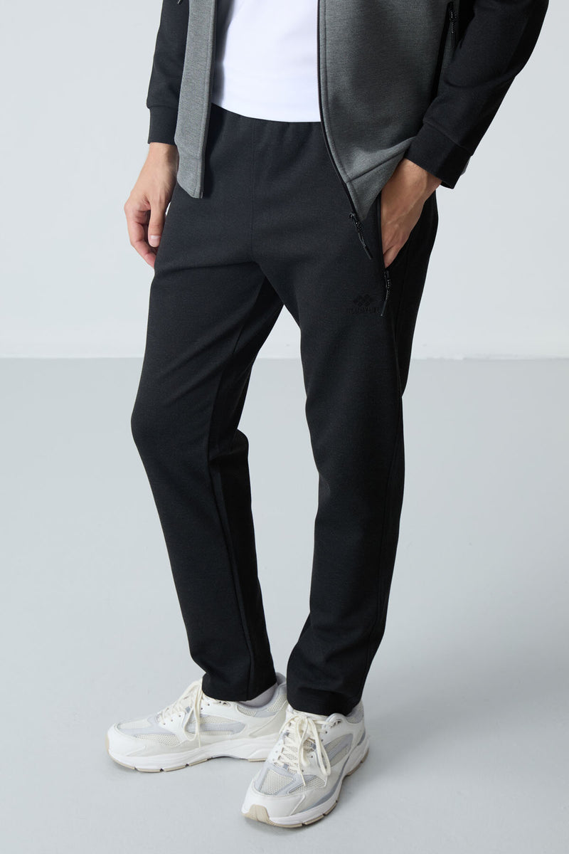 Ensemble de Survêtement Homme à Col Montant et Fermeture Zippée – Coupe Confort pour Sport et Quotidien