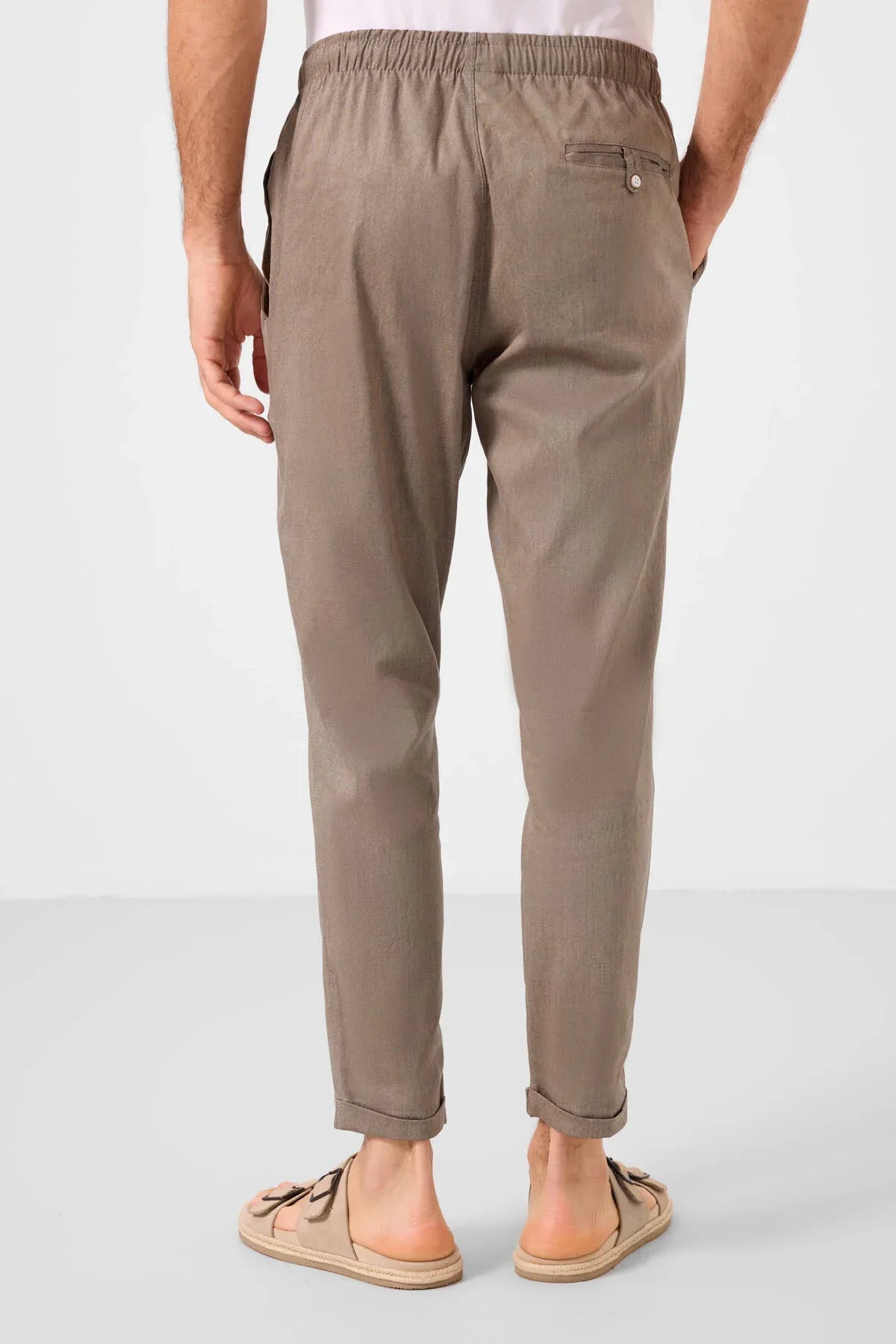 pantalon chino homme léger extensible coupe standard- 82178 - Justyol