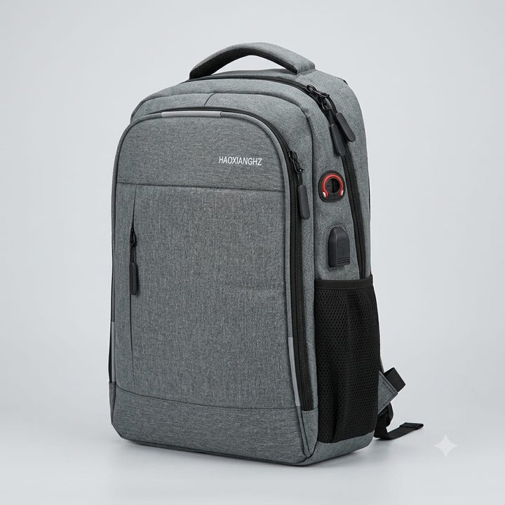 Sac à dos d'affaires USB multifonctionnel - Cartable d'ordinateur, business loisirs, voyage, cartable étudiant avec port USB-44CM/31CM