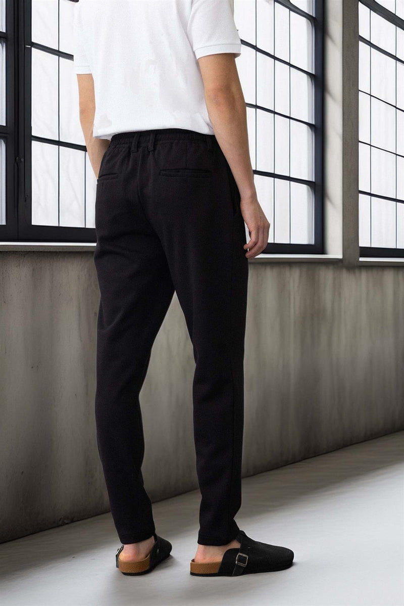 Pantalon Homme Akira en Maille Piqué Stretch