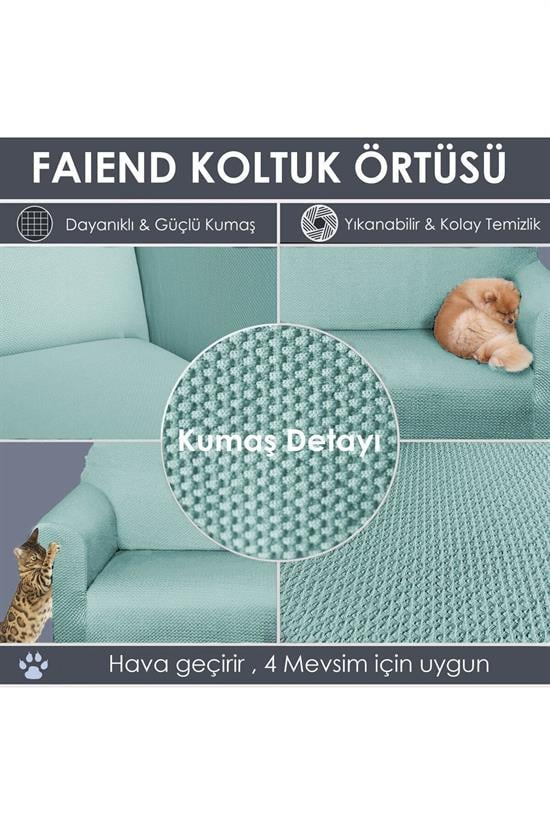 Chester Housse Extensible pour Canapé 3 Places