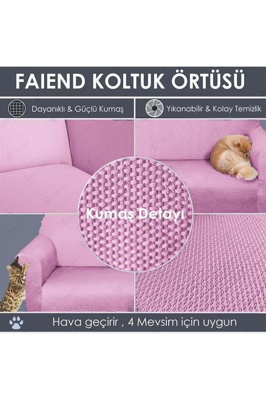 Chester Housse Extensible pour Canapé 3 Places