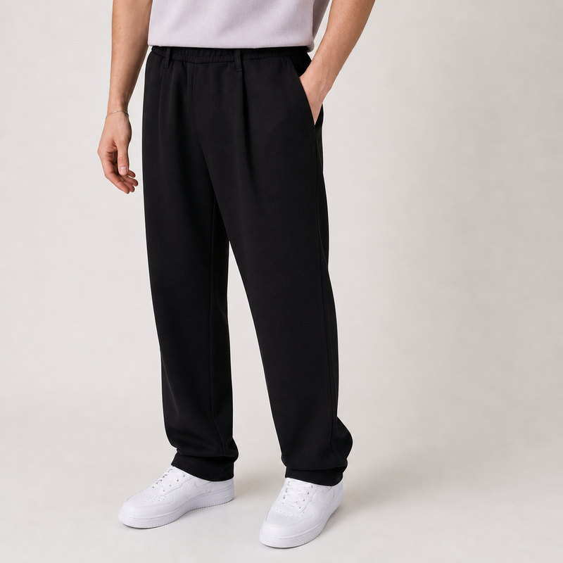 Pantalon homme casual en viscose piquée – coupe confortable et élégante-82199
